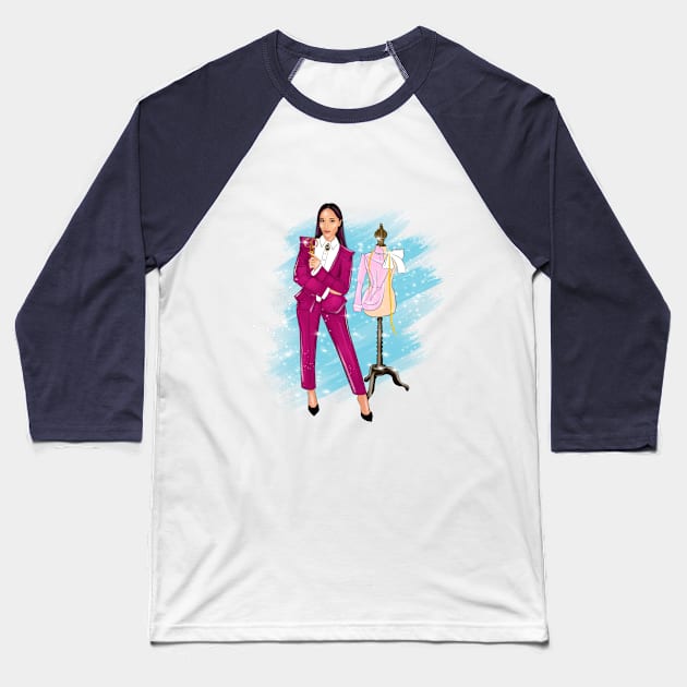 Bree Baseball T-Shirt by LewyB